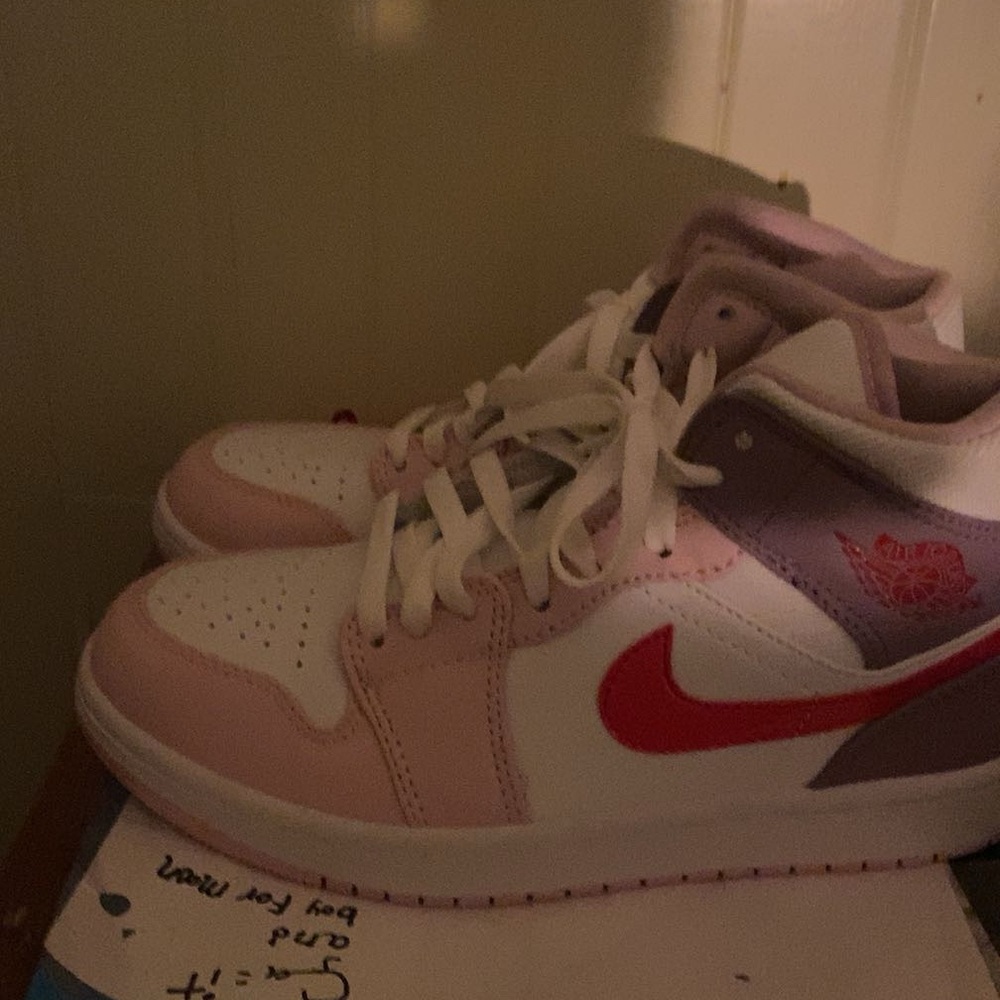 Nike Air Jordan Sneakers - Pink and Red